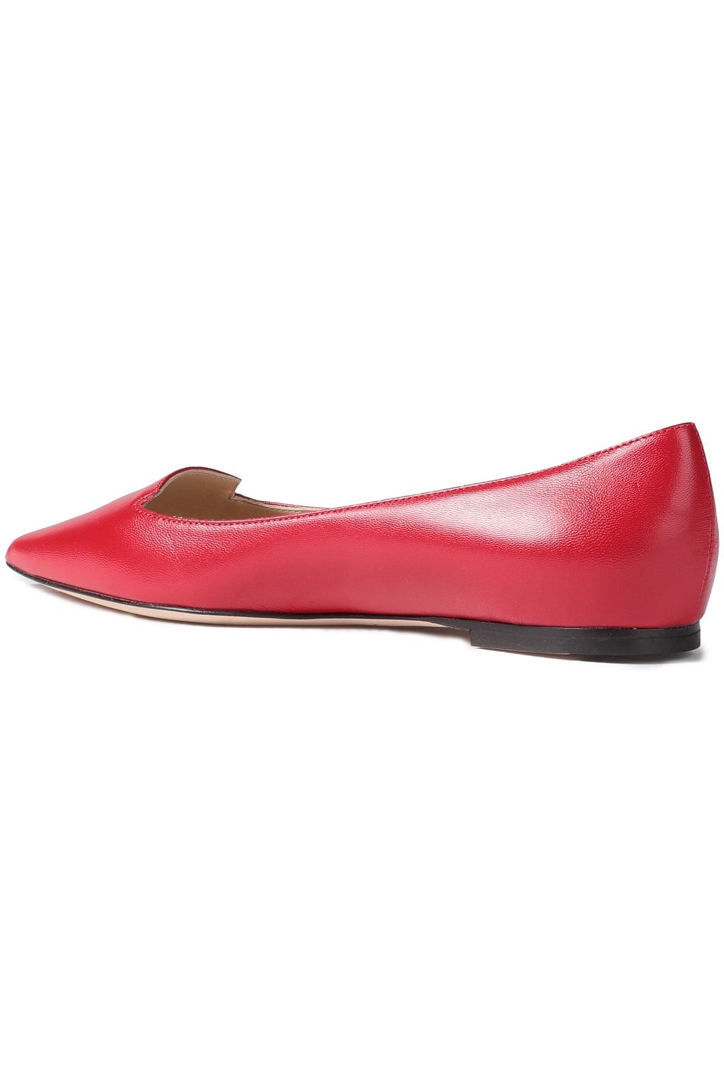 JIMMY CHOO Attila leather point-toe flats