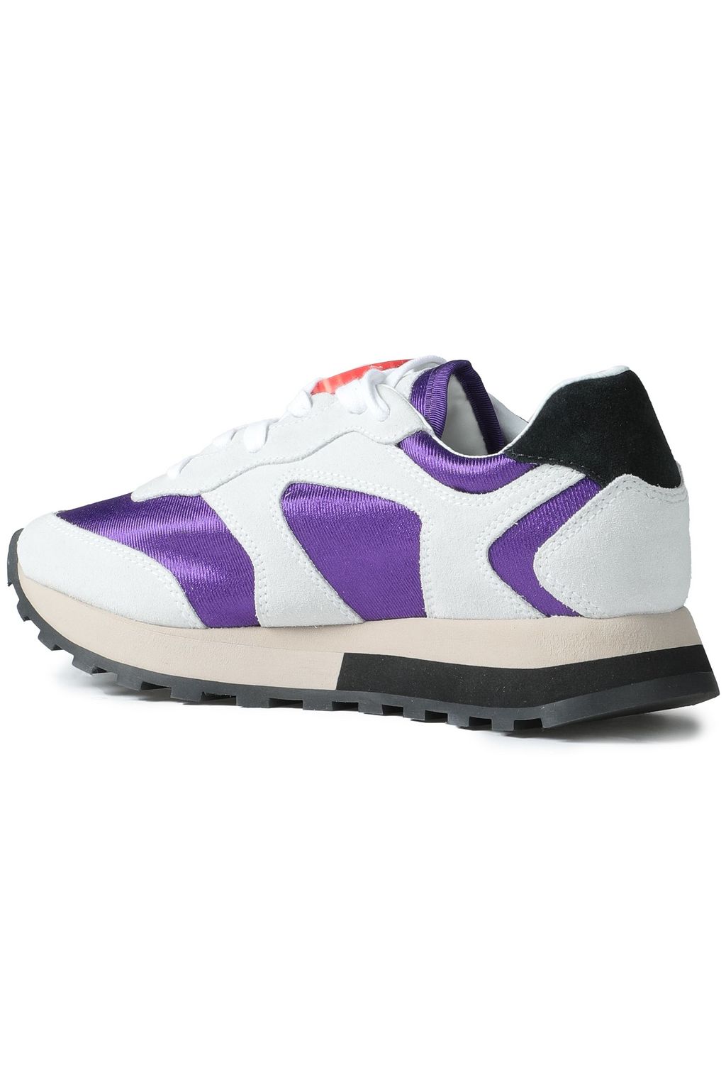 OFF-WHITE™ HG Runner appliquéd suede and shell sneakers