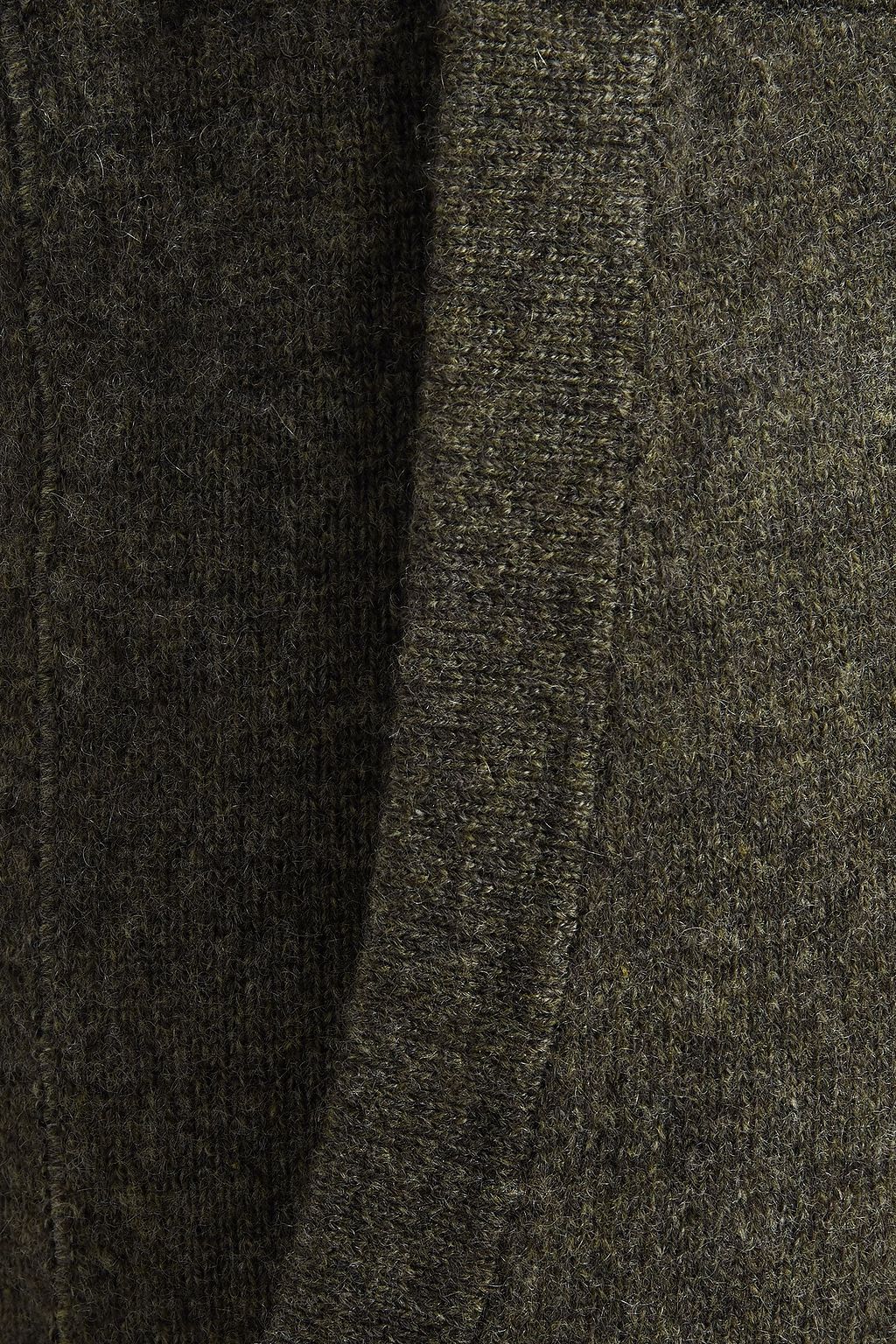 MICHAEL KORS Tapered mélange cashmere and cotton-blend track pants