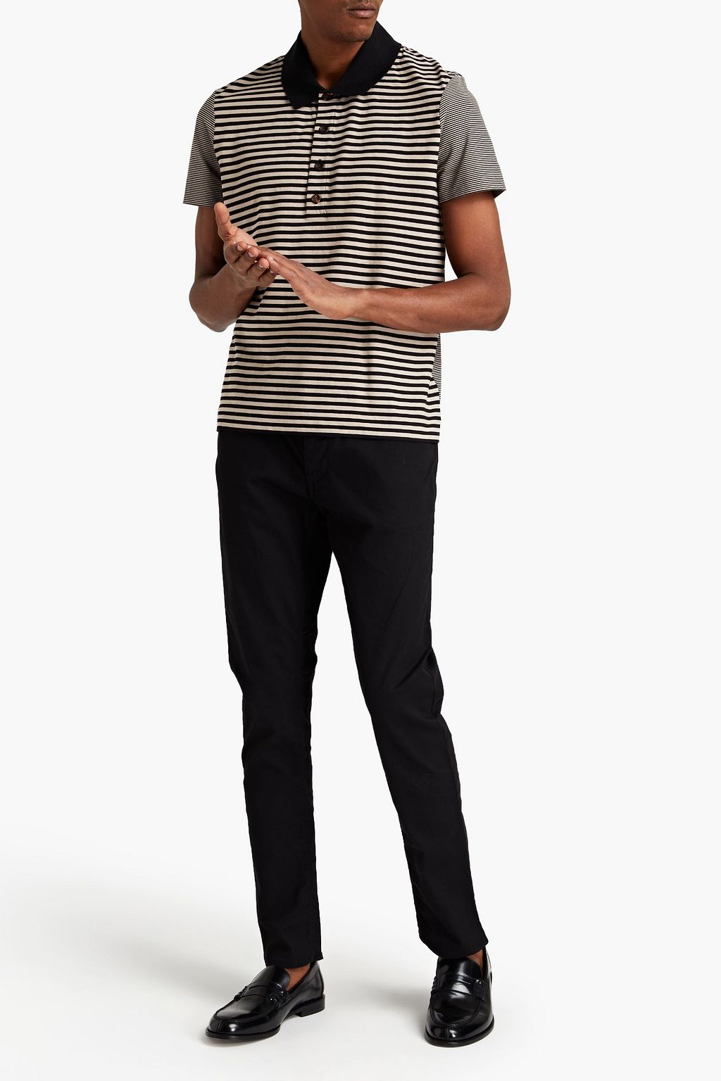 MICHAEL KORS Hose mit schmalem Bein aus Twill aus Stretch-Baumwolle