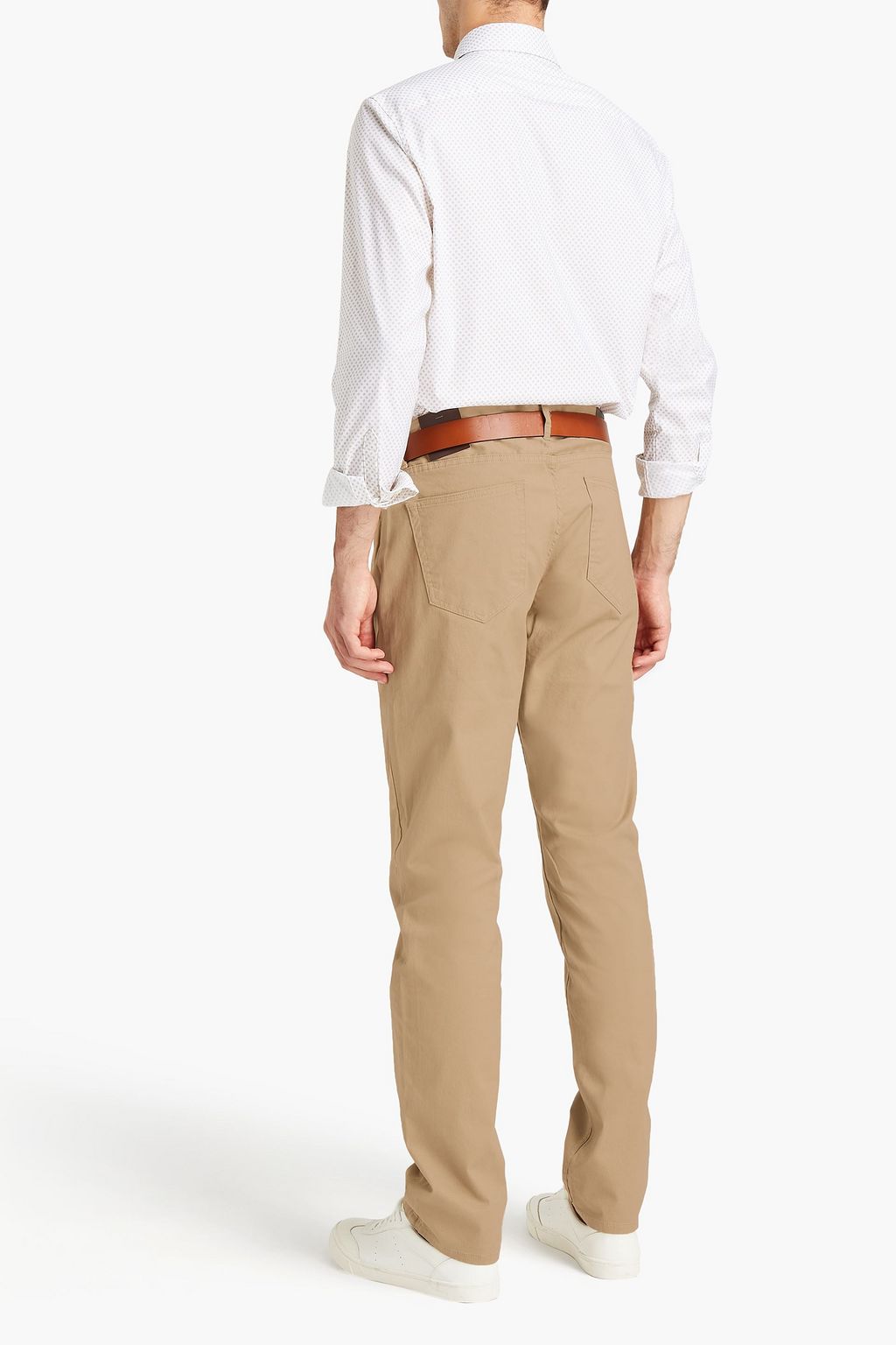 MICHAEL KORS Slim-fit stretch-cotton twill pants