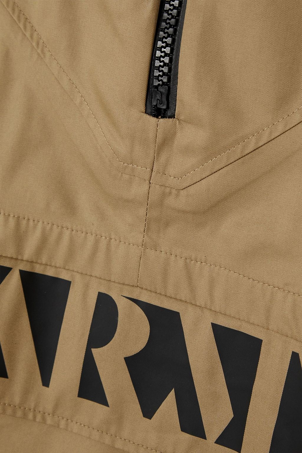 AARMY Logo-print cotton-gabardine jacket