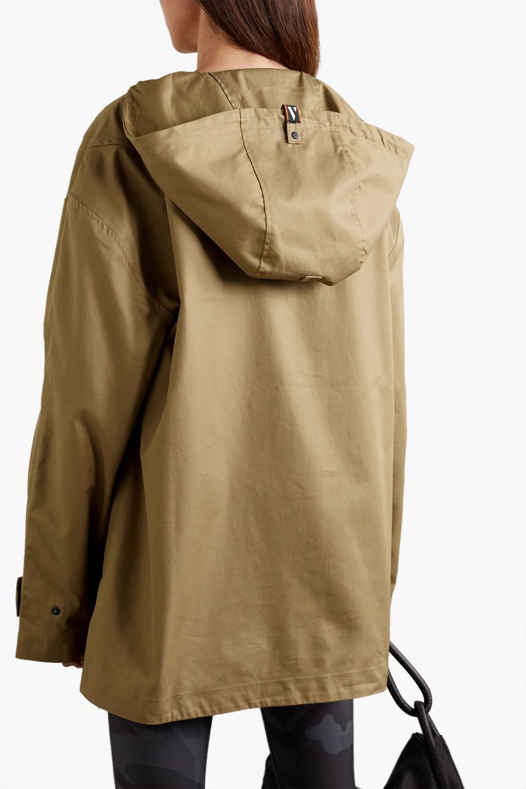 AARMY Logo-print cotton-gabardine jacket