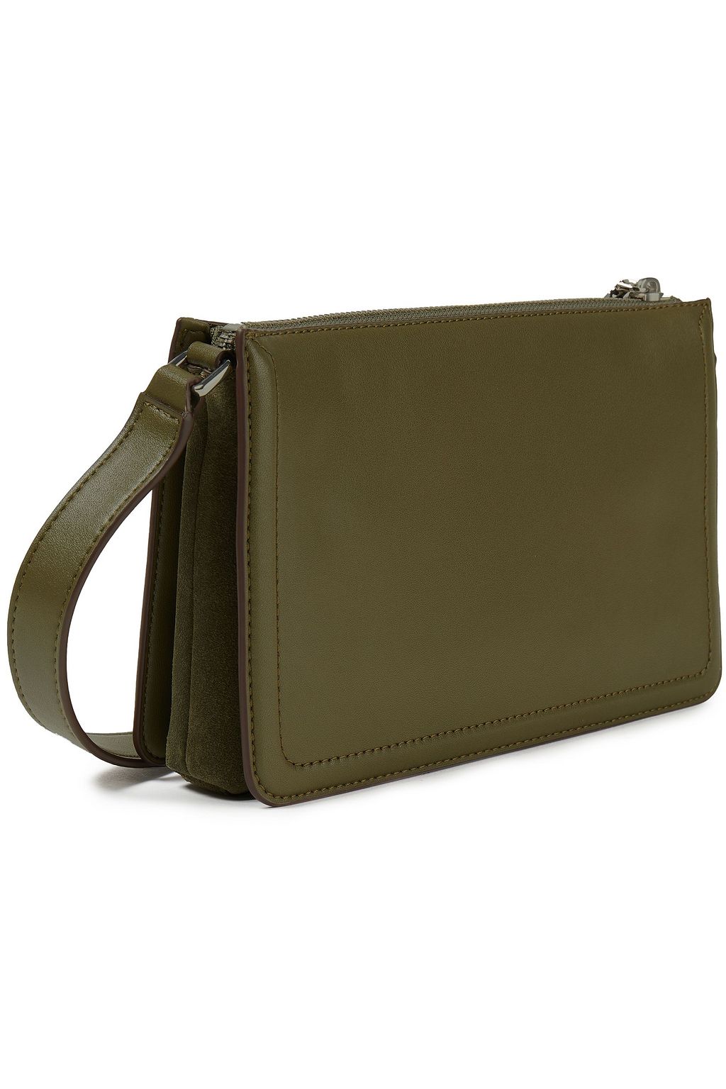 DKNY Suede and leather shoulder bag
