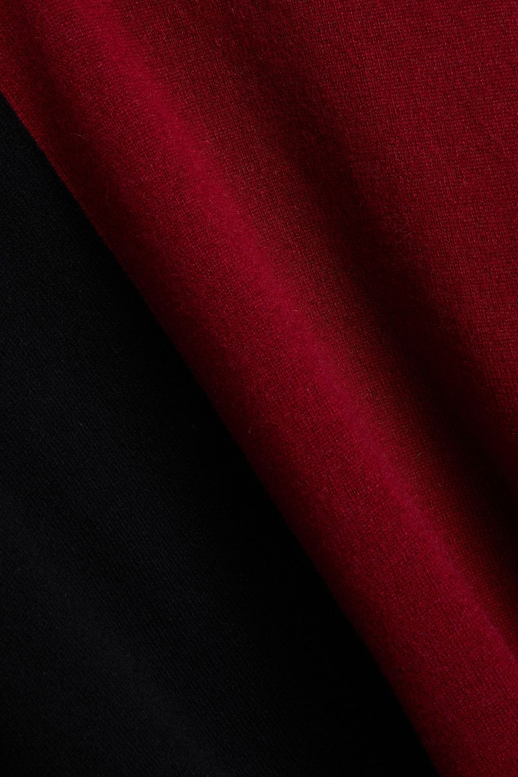 MAISON MARGIELA スリムフィット カラーブロック カシミヤ混 セーター