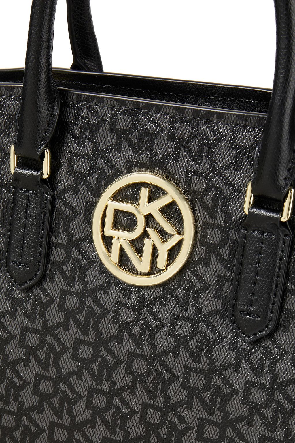 DKNY Logo-print faux leather tote