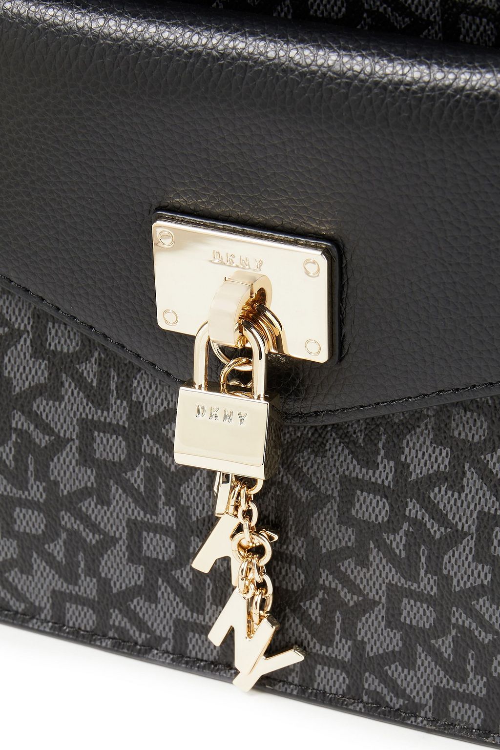 DKNY Logo-print faux leather tote