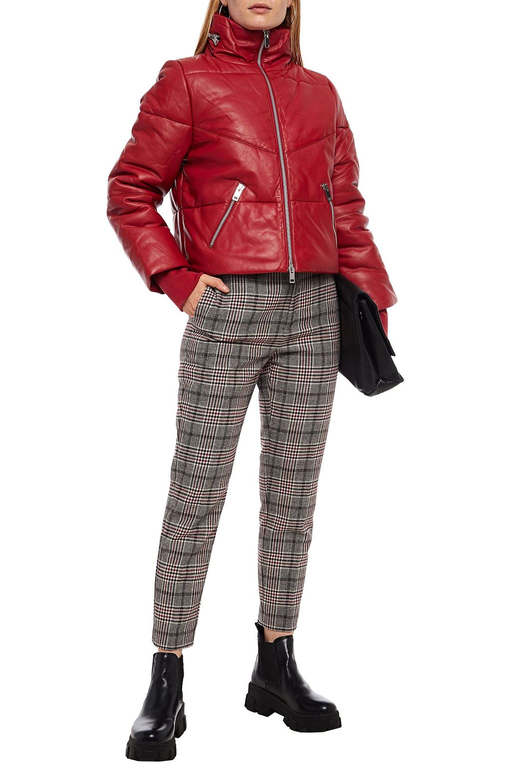 W118 BY WALTER BAKER Edwina quilted leather jacket