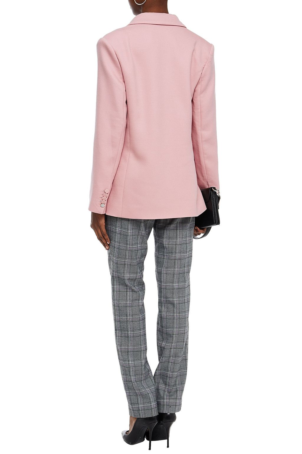 ADAM LIPPES Double-breasted twill blazer