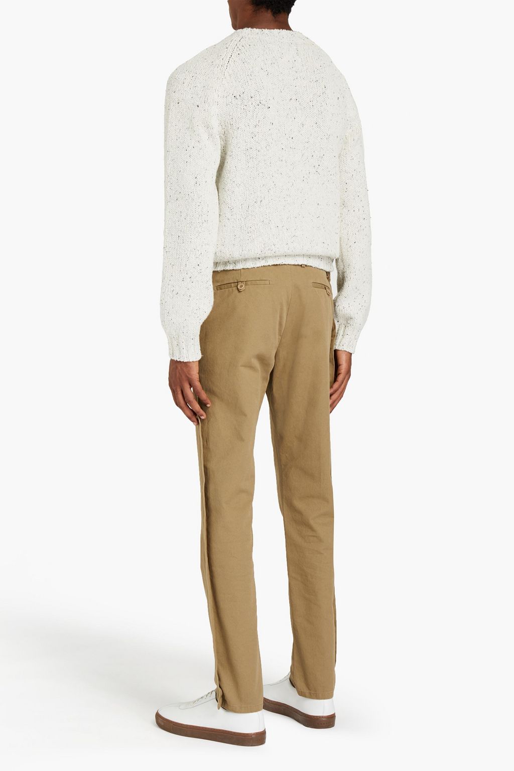 MAISON MARGIELA Pleated cotton-gabardine pants