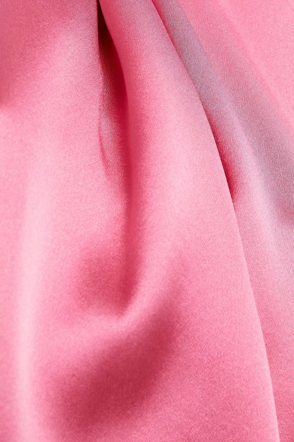 ADAM LIPPES Draped silk-satin top