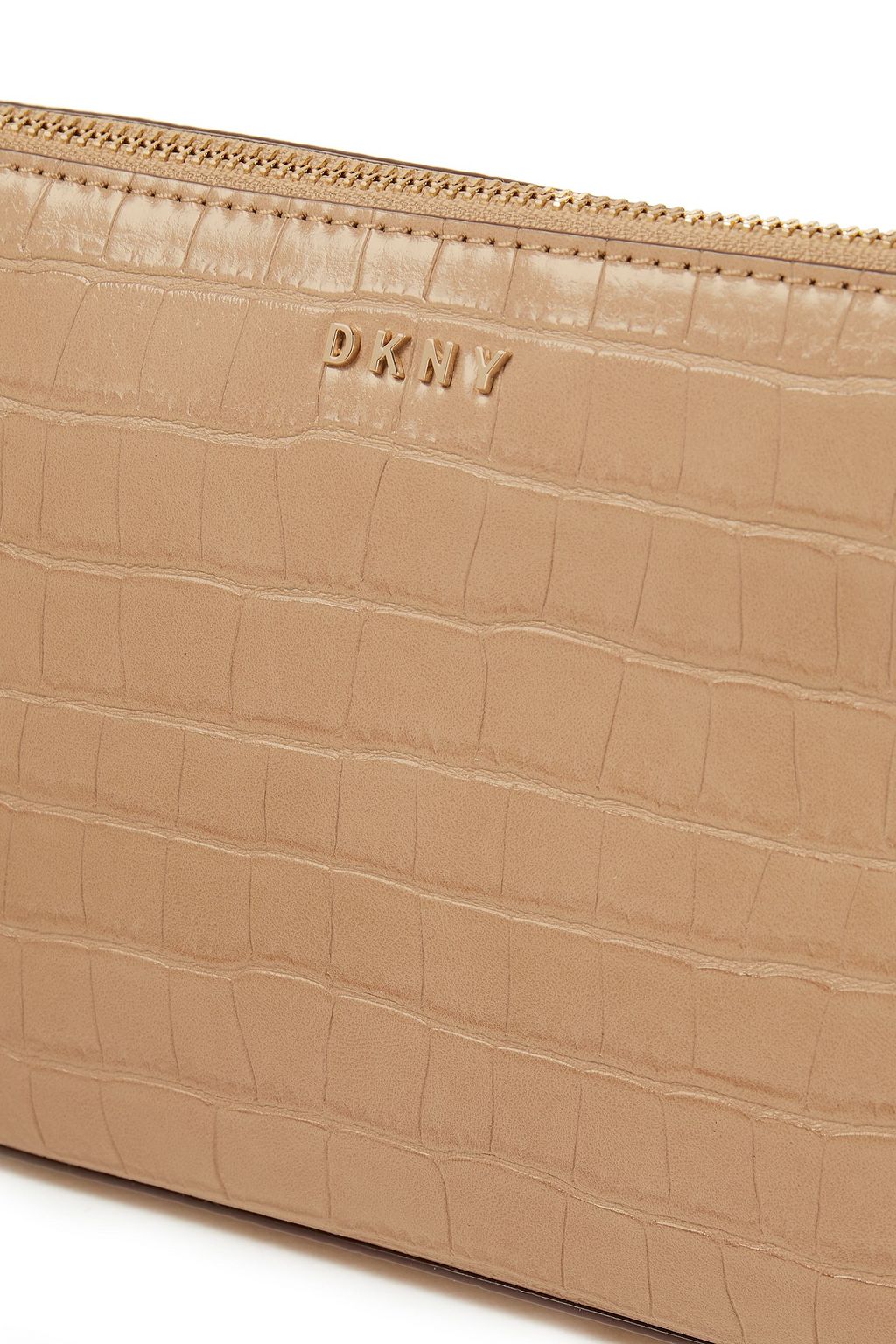 DKNY Faux croc-effect leather shoulder bag