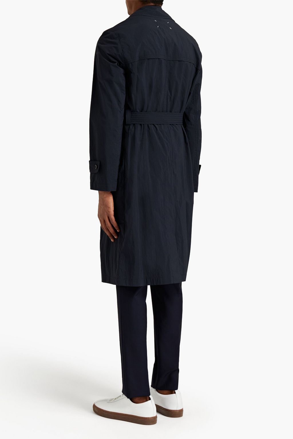 MAISON MARGIELA Crinkled-poplin trench coat