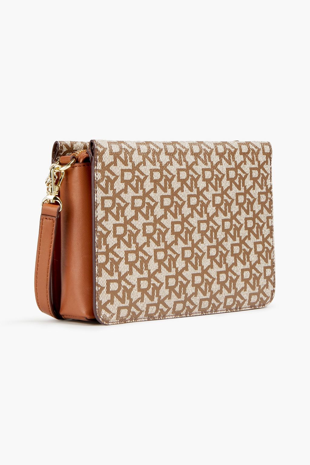 DKNY Logo-print faux leather shoulder bag