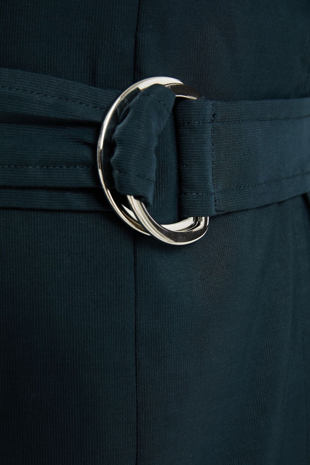 3.1 PHILLIP LIM Belted gathered twill midi dress