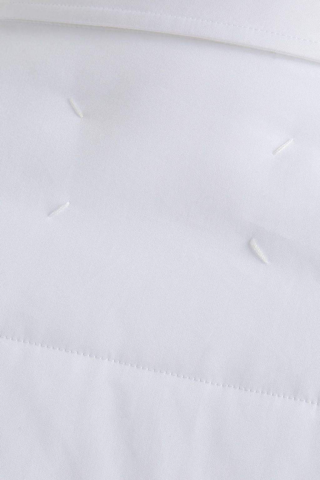 MAISON MARGIELA Hemd aus Baumwollpopeline mit Applikationen