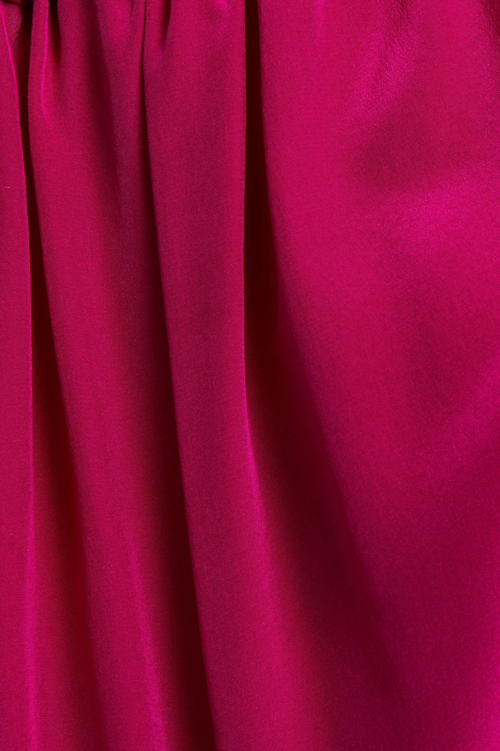 ADAM LIPPES Ruffle-trimmed silk crepe de chine blouse