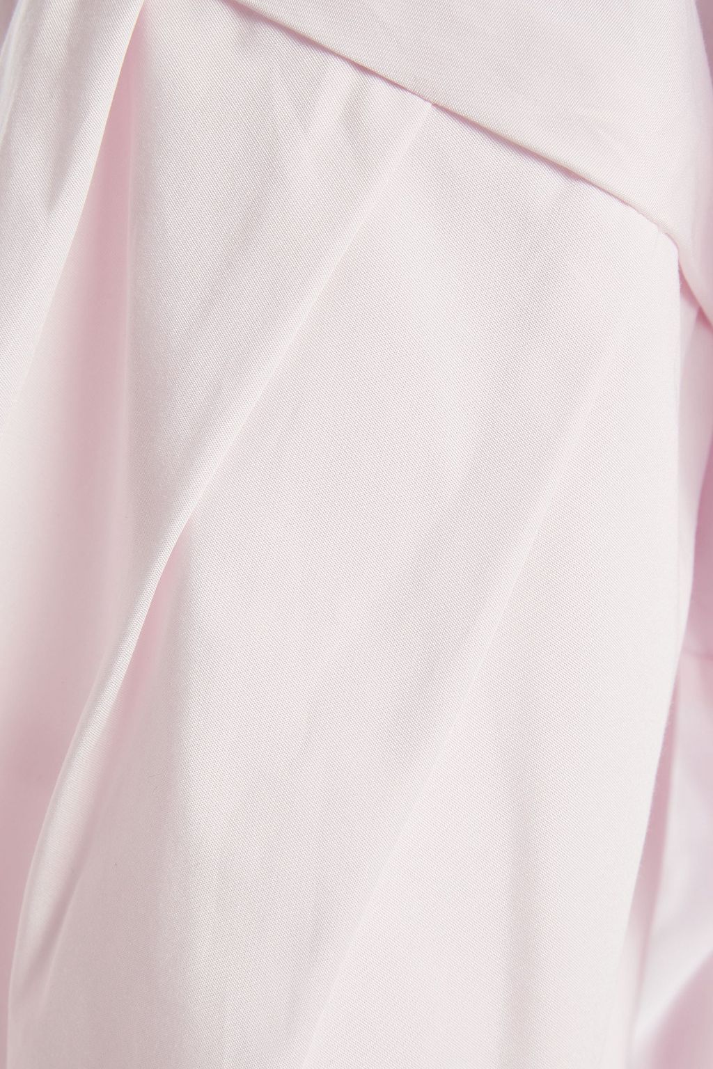 ADAM LIPPES Pleated cotton-poplin top