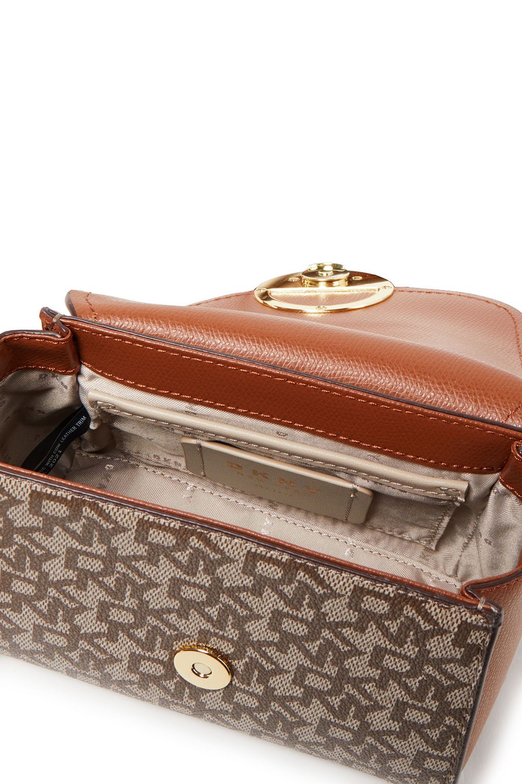 DKNY Logo-print faux leather shoulder bag