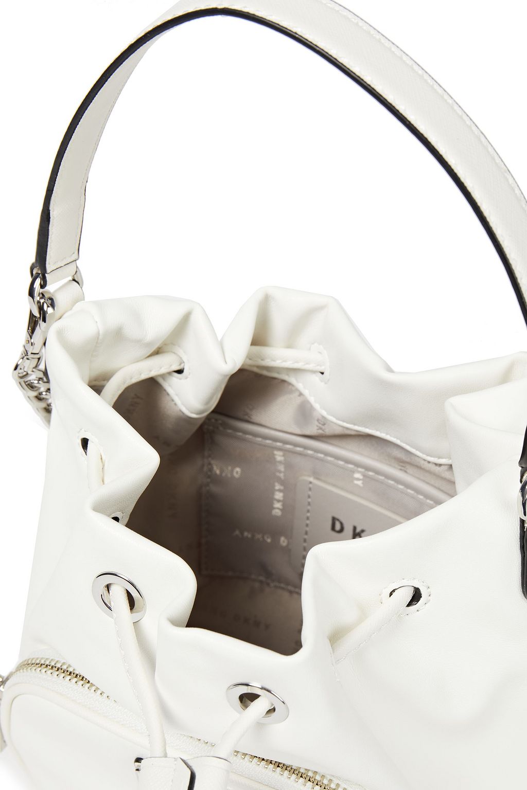 DKNY Faux leather bucket bag