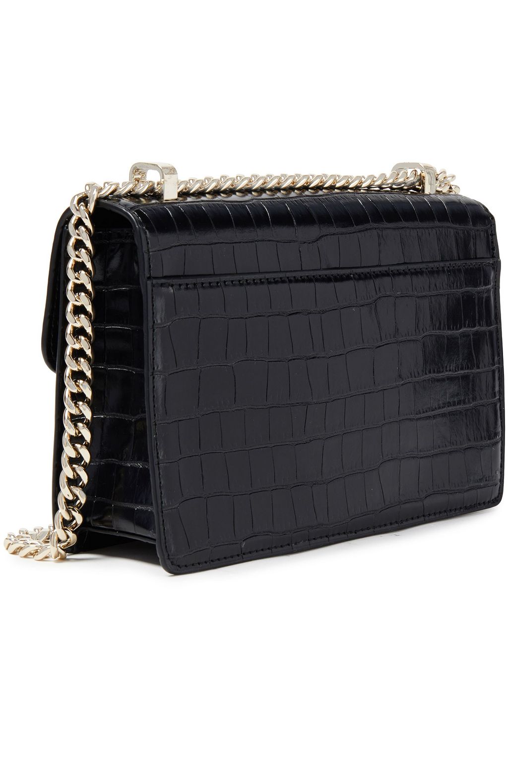 DKNY Faux croc-effect leather shoulder bag