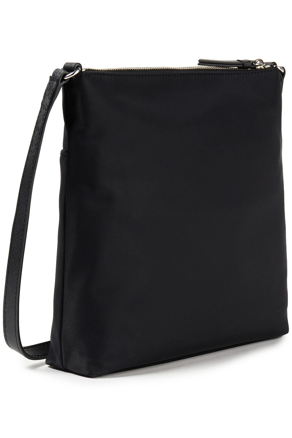 DKNY Faux leather-trimmed shell shoulder bag
