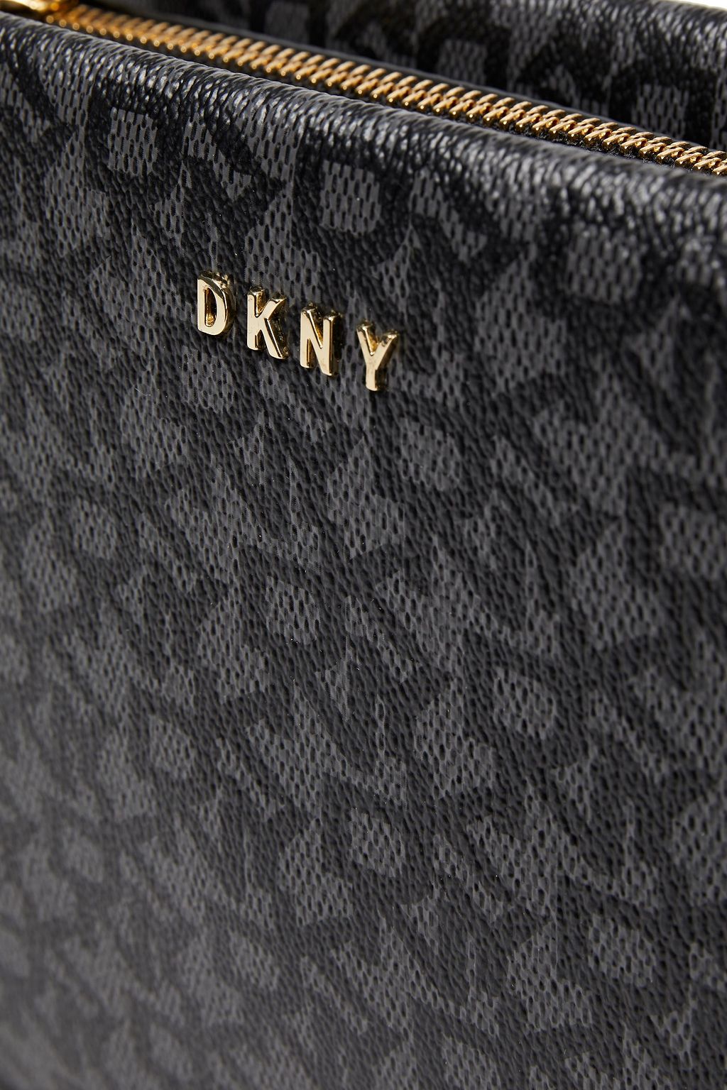 DKNY Logo-print faux leather shoulder bag