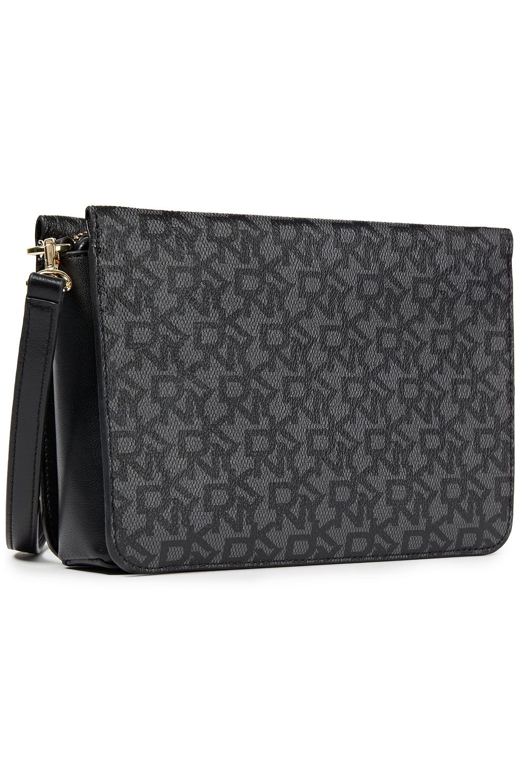 DKNY Logo-print faux leather shoulder bag