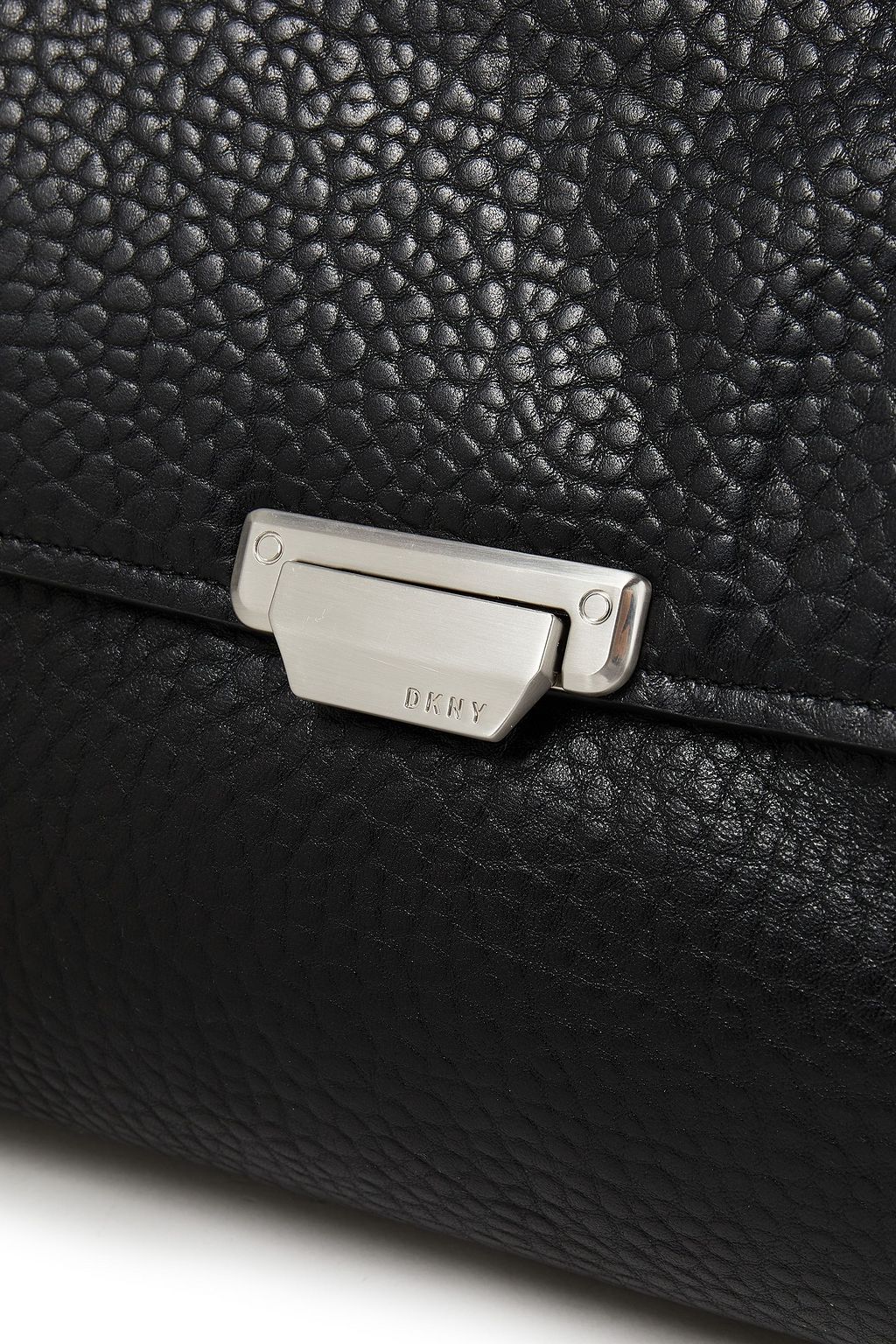 DKNY Pebbled-leather tote