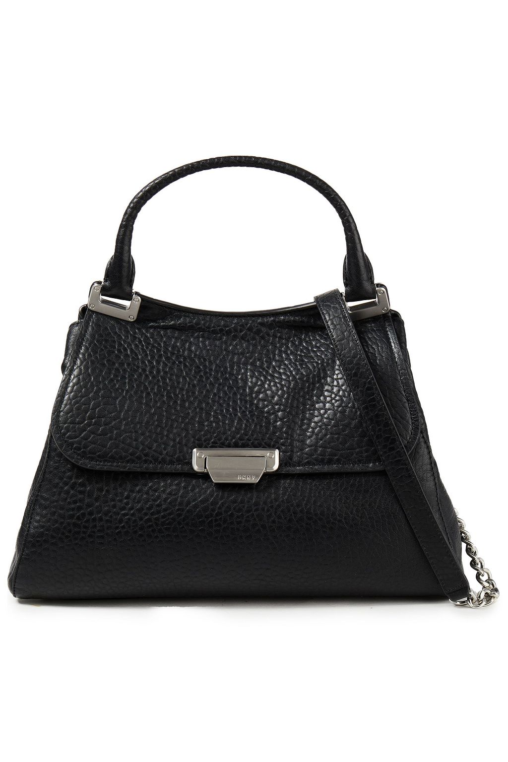 DKNY Pebbled-leather tote
