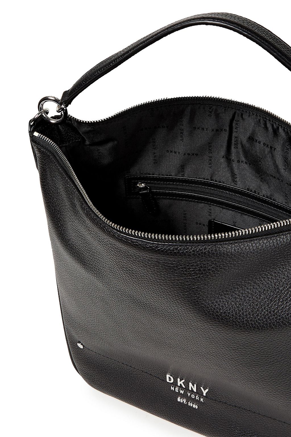 DKNY Textured-leather shoulder bag