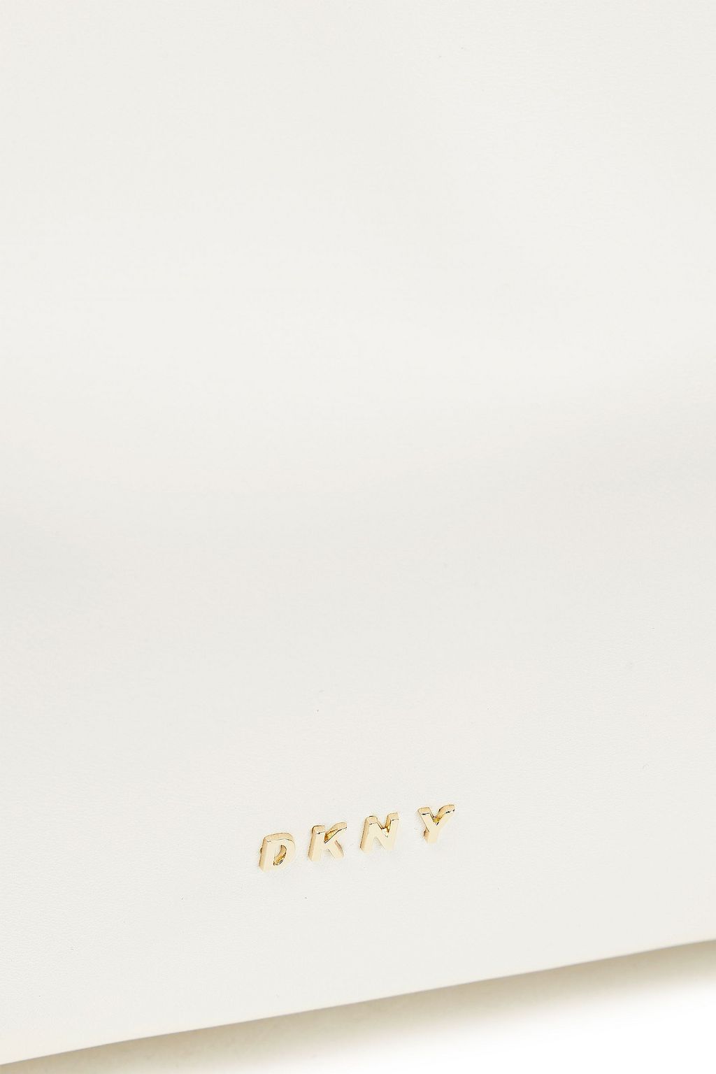 DKNY Suede-trimmed leather tote