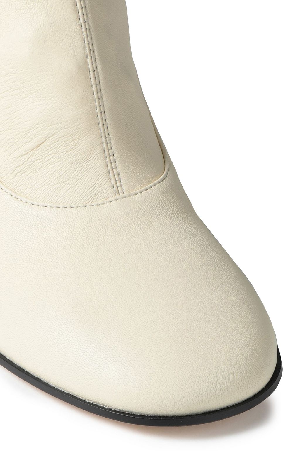 WANDLER Lesly kniehohe Stiefel aus glattem und Stretch-Leder