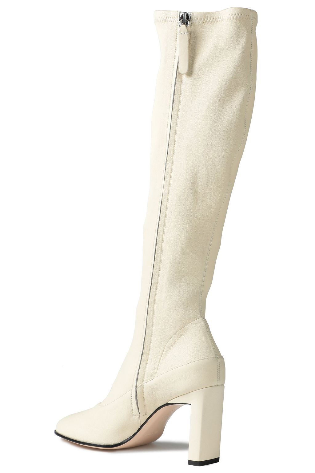 WANDLER Lesly kniehohe Stiefel aus glattem und Stretch-Leder