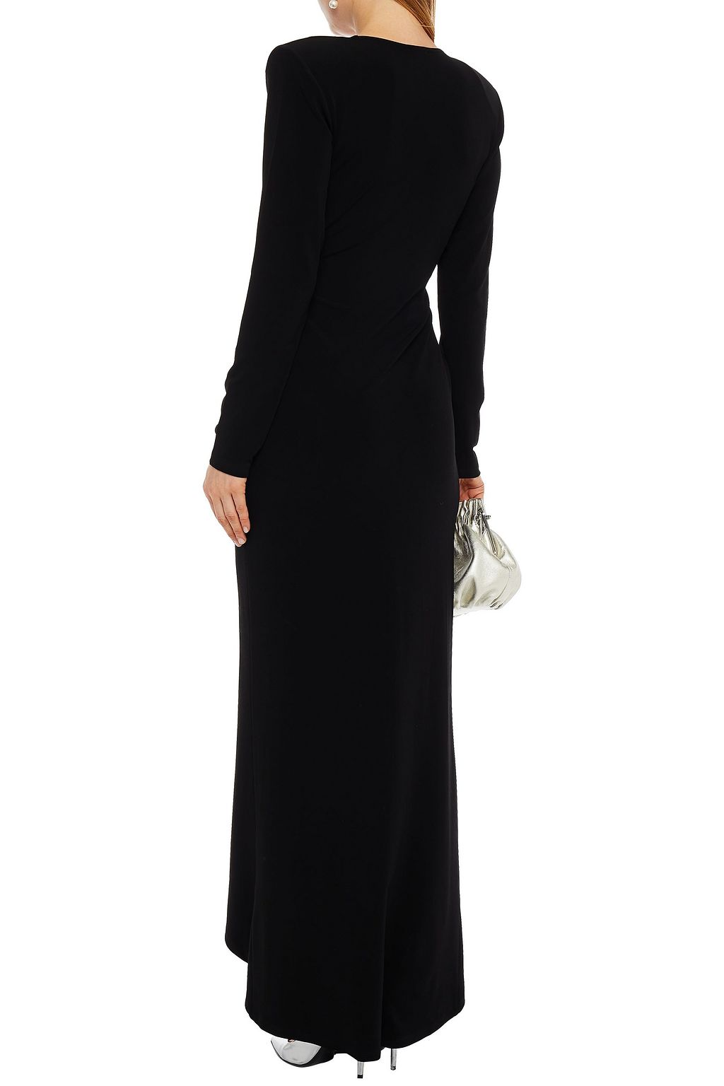GAUGE81 Krasnodar wrap-effect stretch-crepe mini dress