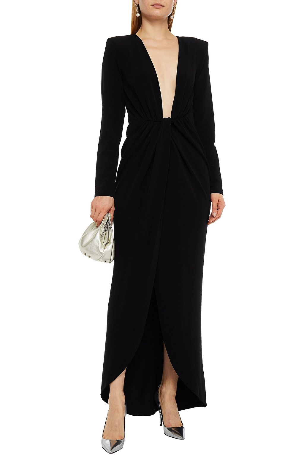 GAUGE81 Krasnodar wrap-effect stretch-crepe mini dress