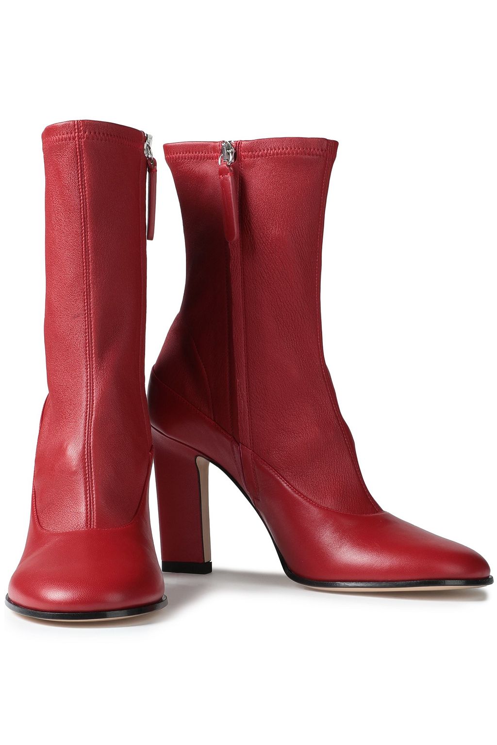 WANDLER Lesly smooth and stretch-leather ankle boots