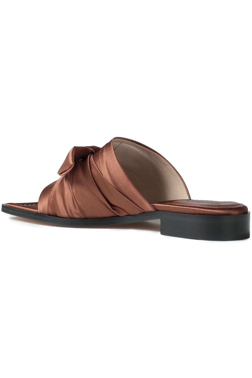WANDLER Louisa knotted satin mules