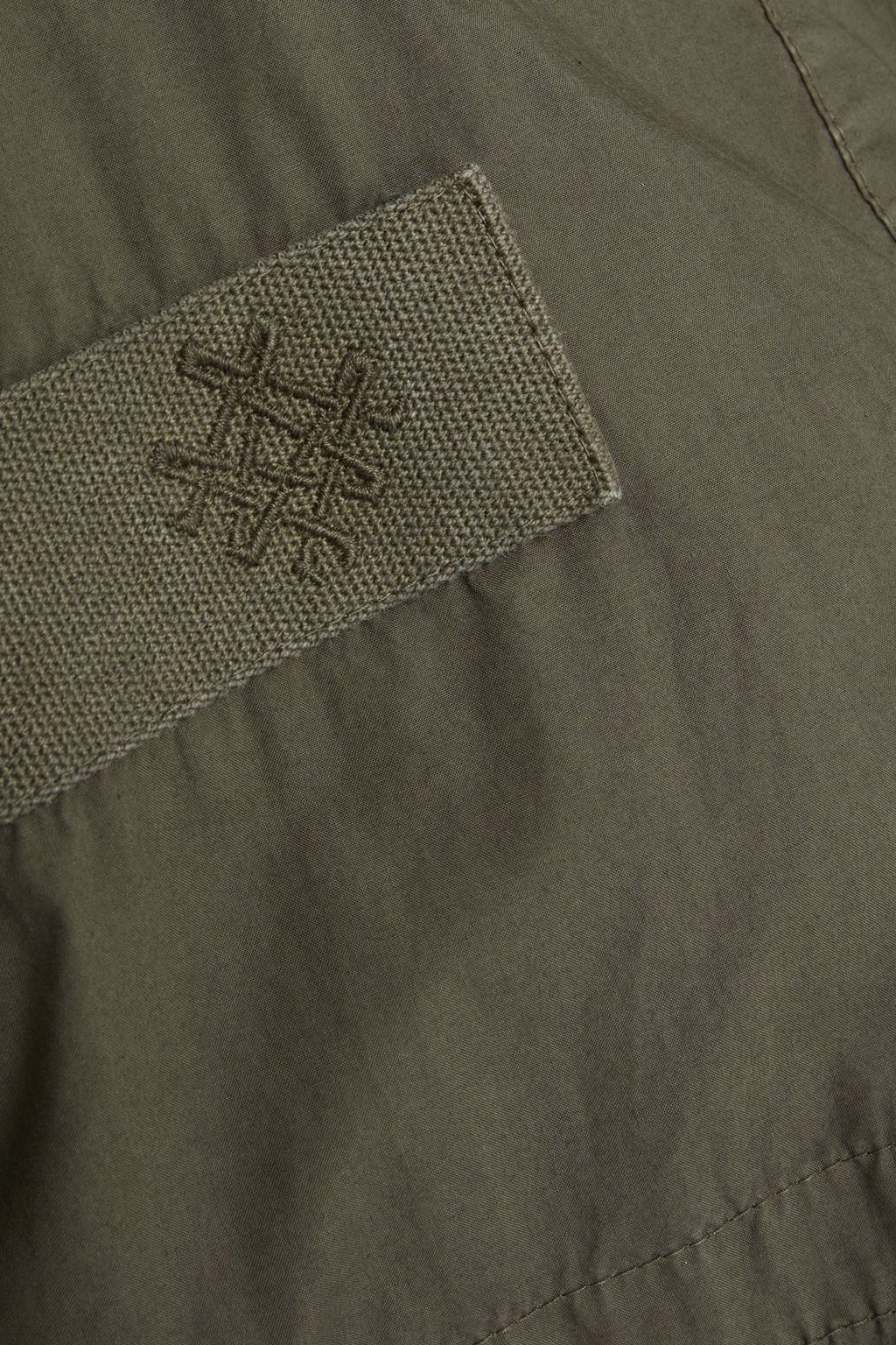 MR & MRS ITALY Cotton hooded jacket