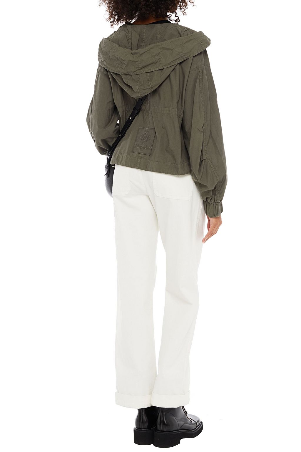 MR & MRS ITALY Cotton hooded jacket