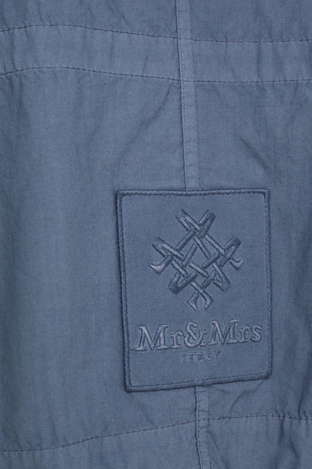 MR & MRS ITALY Cotton hooded jacket