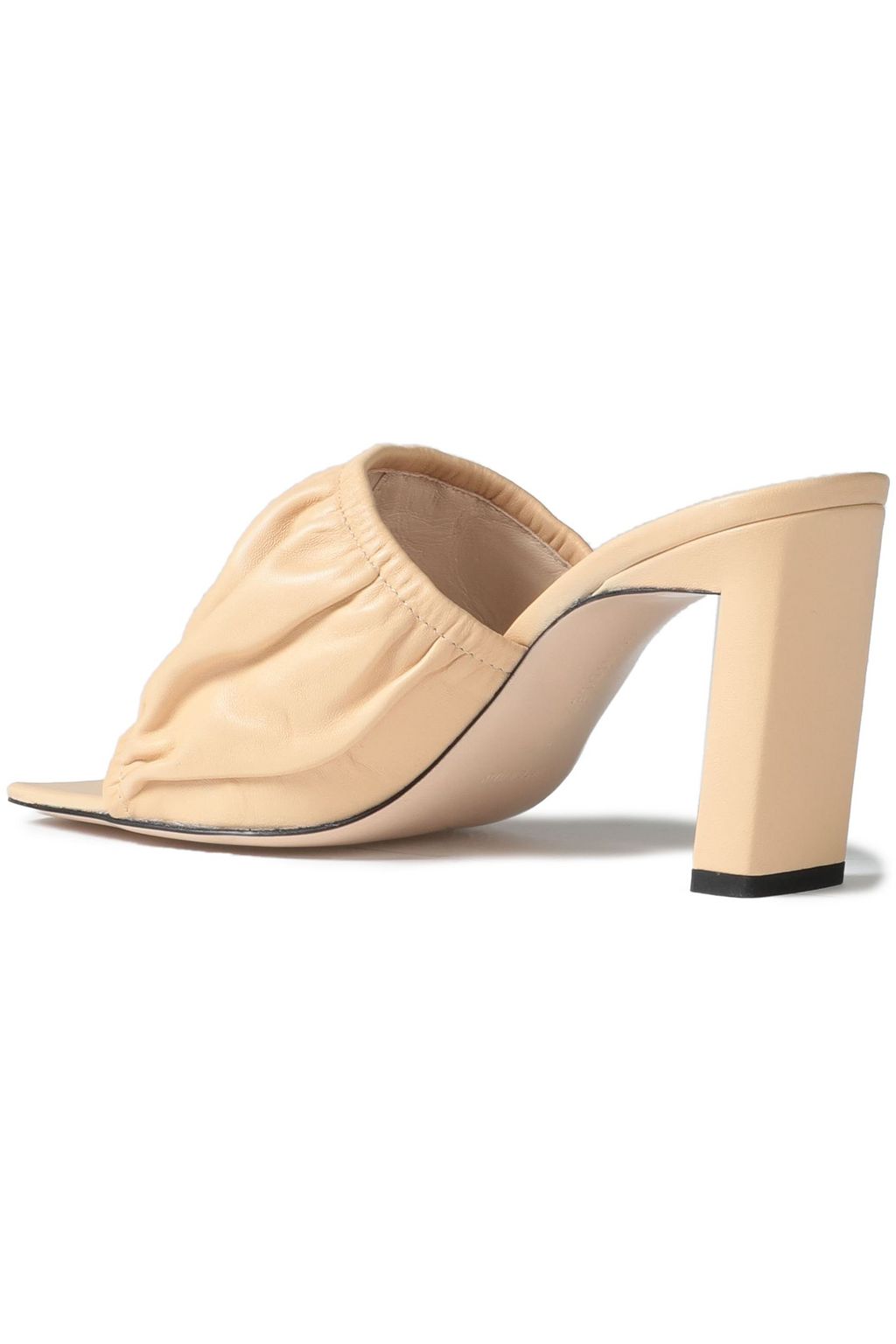 WANDLER Ava gathered leather mules