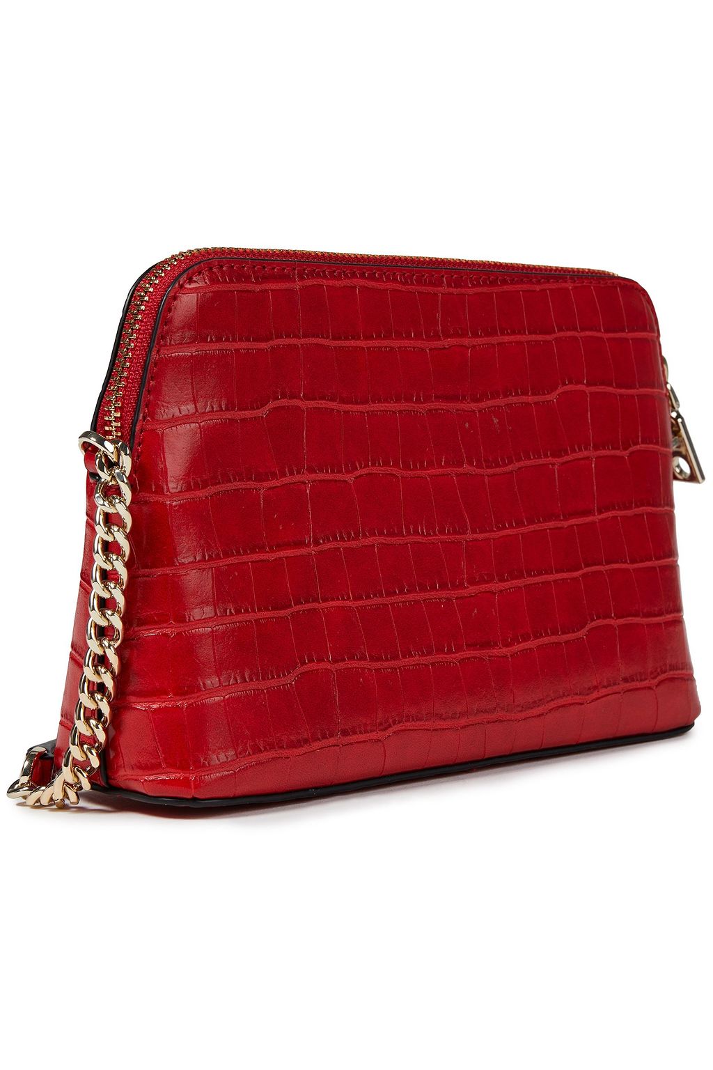 DKNY Faux croc-effect leather shoulder bag