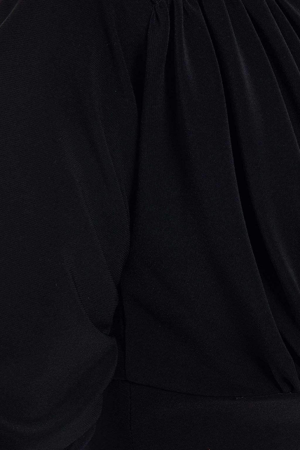 NORMA KAMALI Tara cropped ruched stretch-jersey top