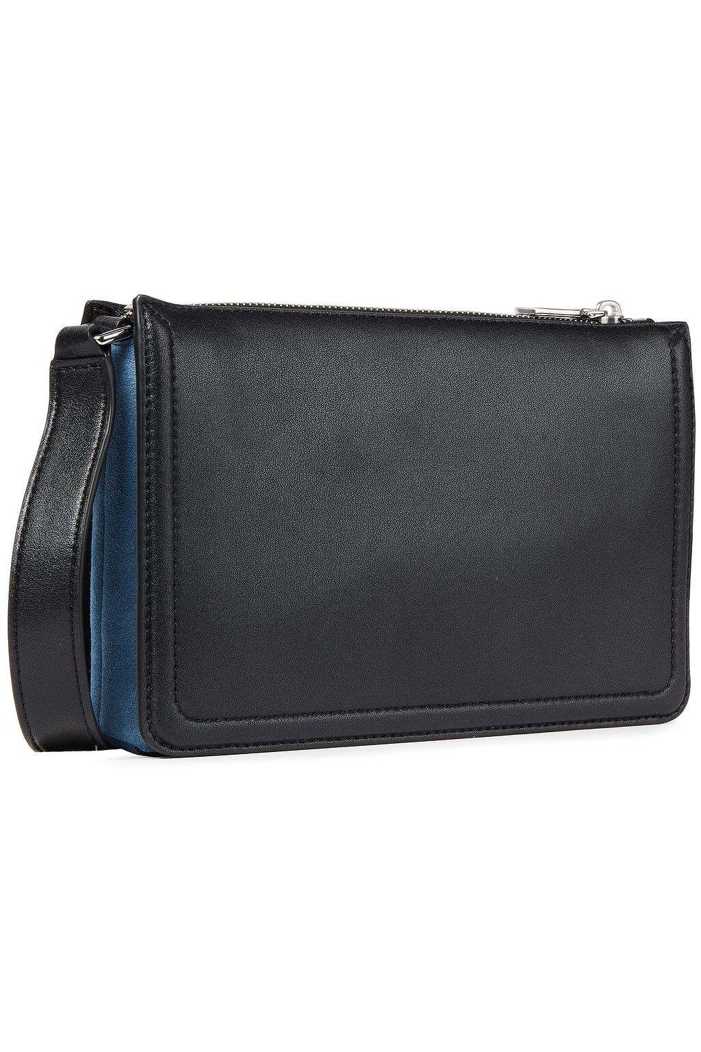 DKNY Suede and leather shoulder bag