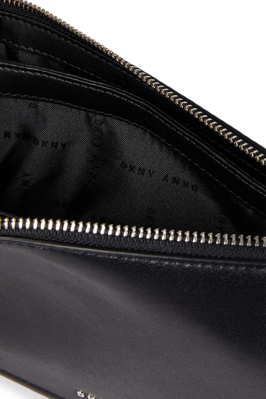 DKNY Suede and leather shoulder bag