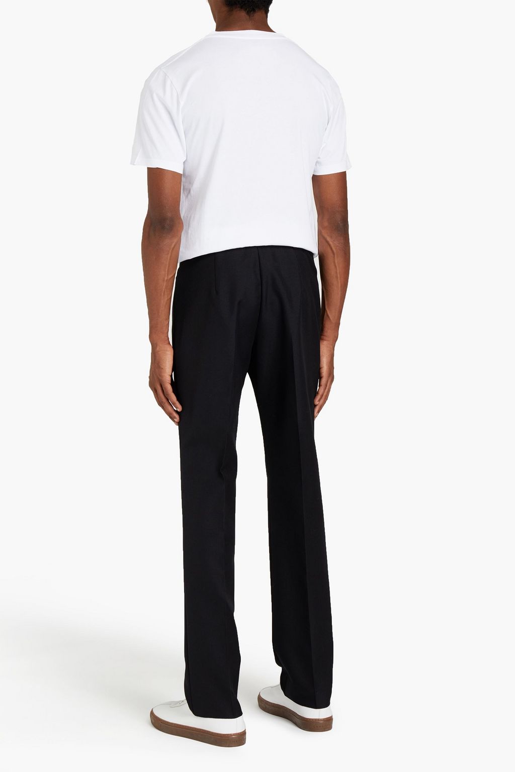 MAISON MARGIELA Wool and mohair-blend grain de poudre pants