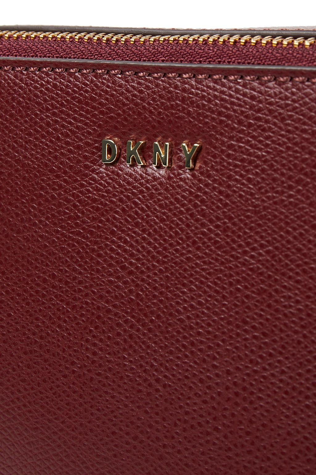 DKNY Textured-leather shoulder bag