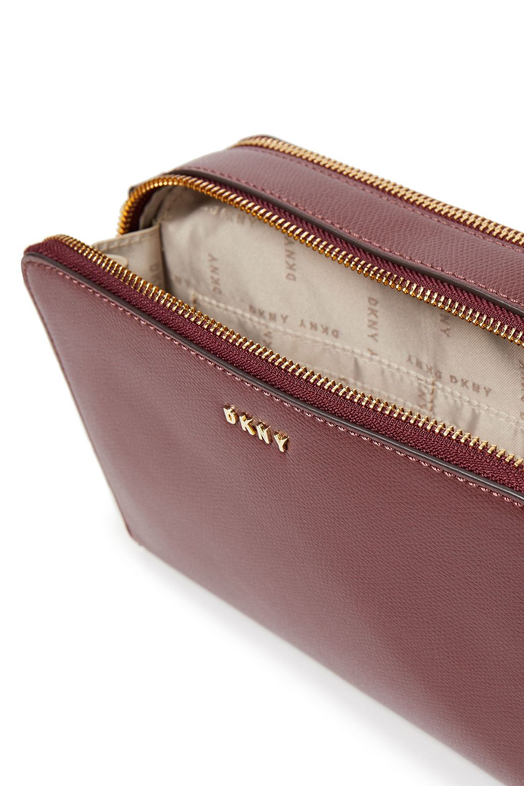DKNY Textured-leather shoulder bag