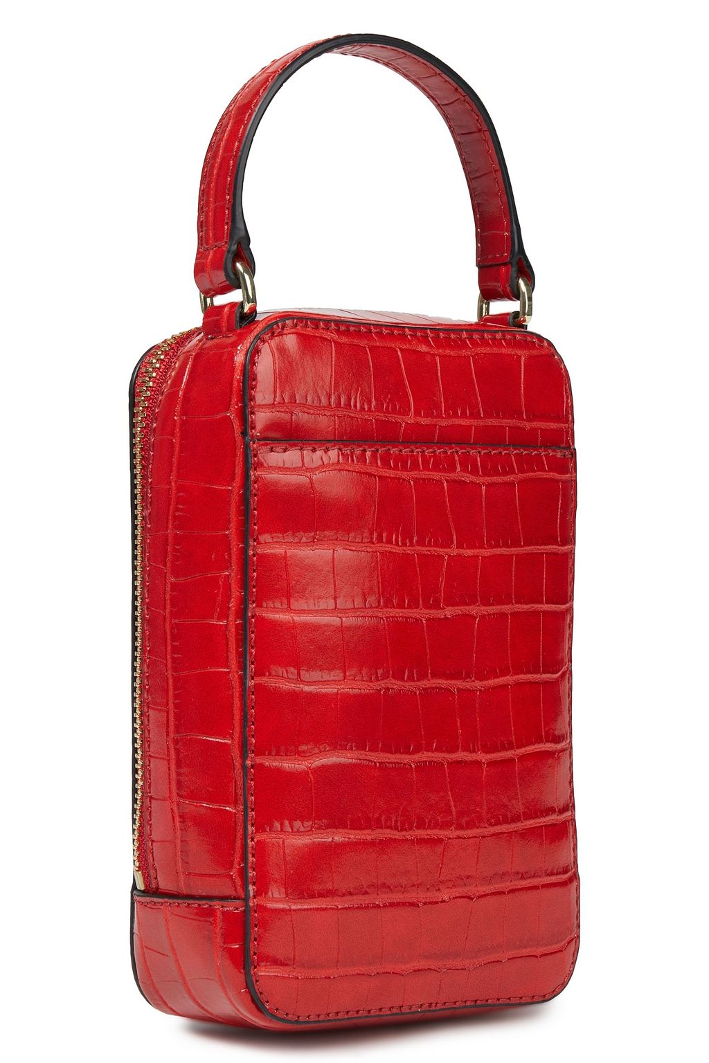 DKNY Faux croc-effect leather camera bag